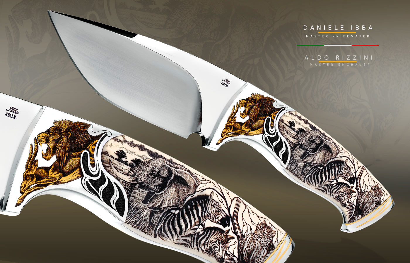 Custom knives - African World - Knifemaker Daniele Ibba -