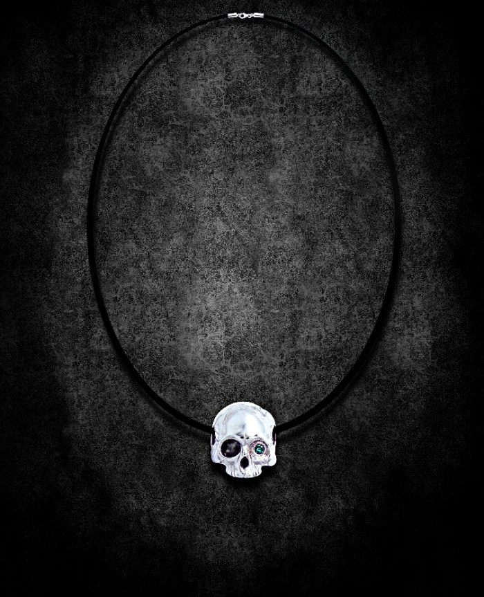 Teschio Pt-opale-blu