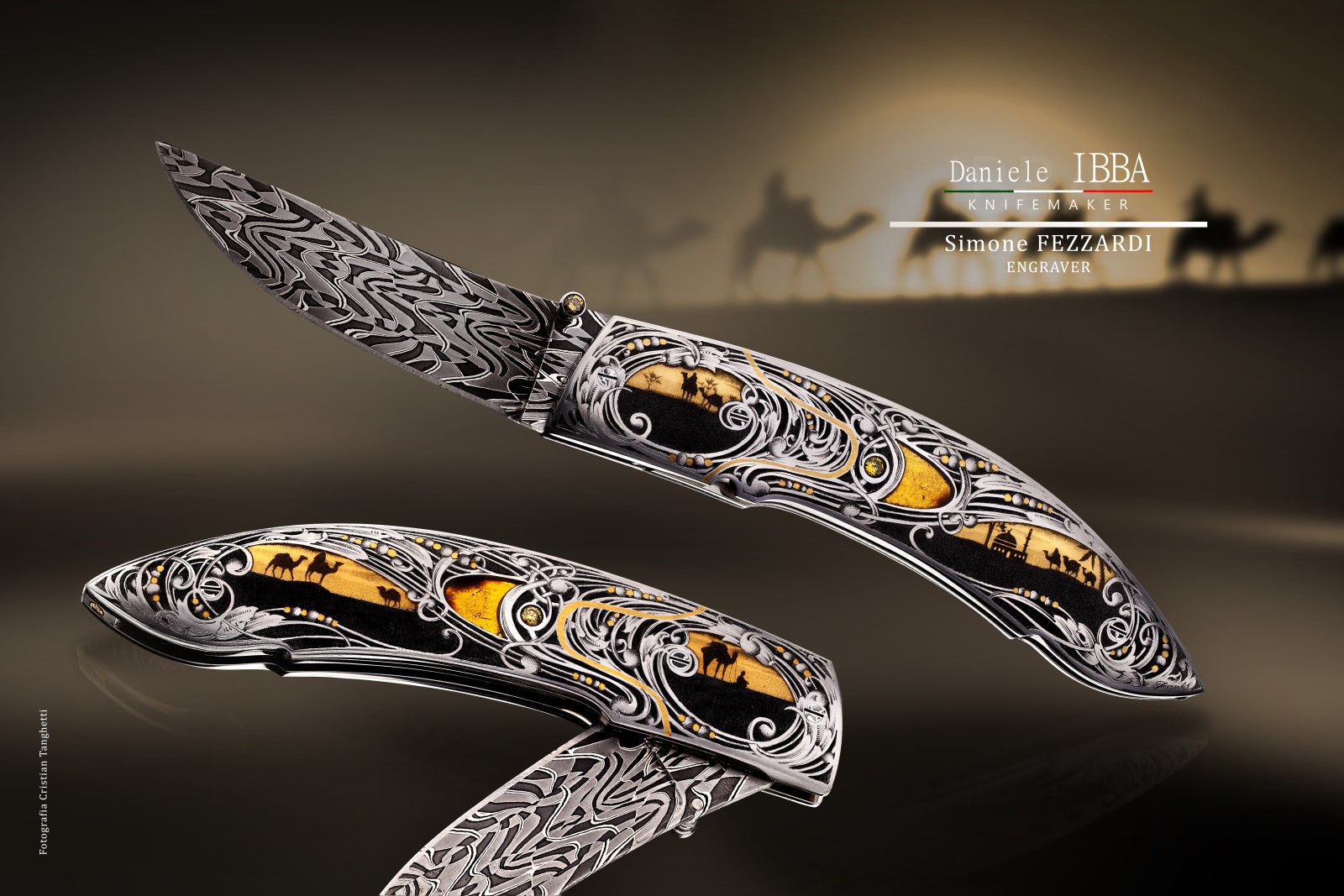 Ibba Daniele knives & Simone Fezzardi Engraved