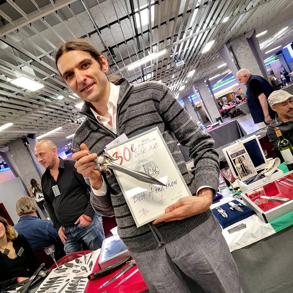 sicac knife show 2019 - best knife of the show - daniele ibba
